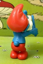 The Smurfs - Premium Knockdown Figure Kinder Surprise - Bandmaster Papa Smurf 