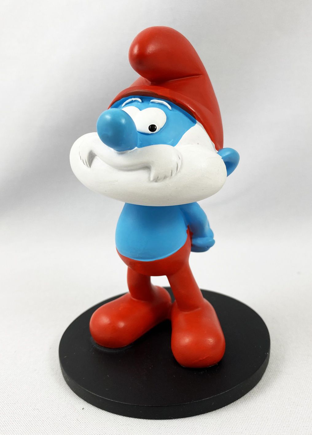 Grouchy smurf with speech bubbles- Resin figurine - Plastoy - 20cm