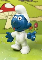 The Smurfs - Schleich - 20003 Cosmo Smurf (no helmet)  Made in Portugal