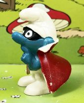 The Smurfs - Schleich - 20008 Conspirator Smurf (white coat lining)