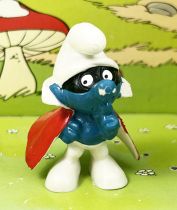 The Smurfs - Schleich - 20008 Conspirator Smurf (white coat lining)