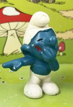 The Smurfs - Schleich - 20011 Mocker Smurf (Made in Hong Kong)