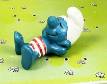 The Smurfs - Schleich - 20014 Sleeping Smurf (white & red short)