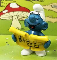 The Smurfs - Schleich - 20038 Singer Smurf (dark musical score)