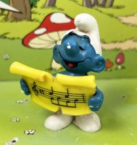 The Smurfs - Schleich - 20038 Singer Smurf (musical score)