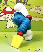 The Smurfs - Schleich - 20043 Lazy Smurf (Made in China))