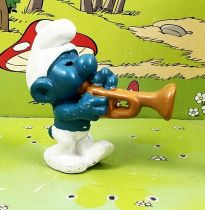 The Smurfs - Schleich - 20047 Trumpet Smurf n°1 (ocher)