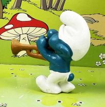 The Smurfs - Schleich - 20047 Trumpet Smurf n°1 (ocher)