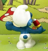 The Smurfs - Schleich - 20053 Ice cream Smurf (red & white)