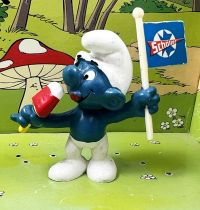 The Smurfs - Schleich - 20053 Ice cream Smurf (Schöller Advertising)