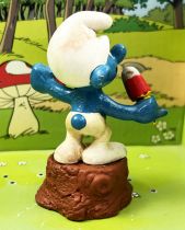 The Smurfs - Schleich - 20053 Smurf with ice (Small Pencil Sharpener)