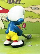 The Smurfs - Schleich - 20055 Golfer Smurf (grey club & ball)