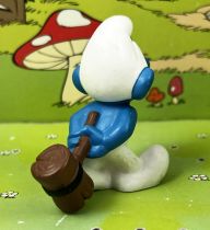 The Smurfs - Schleich - 20096 Wood-hammer Smurf (Made in China)