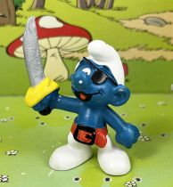 The Smurfs - Schleich - 20104 Pirate Smurf (red belt)