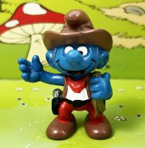 The Smurfs - Schleich - 20122 Cowboy Smurf (Made in Portugal)