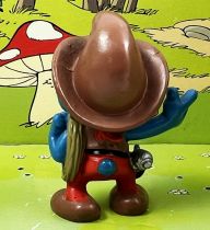 The Smurfs - Schleich - 20122 Cowboy Smurf (Made in Portugal)