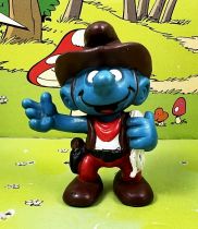 The Smurfs - Schleich - 20122 Cowboy Smurf (white laso)