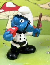 The Smurfs - Schleich - 20123 Police Smurf (Made in Portugal)