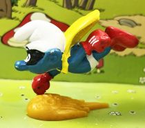 The Smurfs - Schleich - 20127 Super-Smurf on Comet (Made in Portugal)