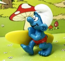 The Smurfs - Schleich - 20137 Sufer Smurf (small board)