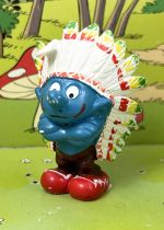 The Smurfs - Schleich - 20144 Indian Chief Smurf red shoes