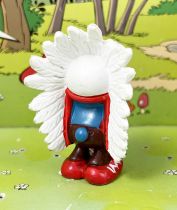 The Smurfs - Schleich - 20144 Indian Chief Smurf red shoes