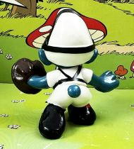 The Smurfs - Schleich - 20146 Baseball Receiver Smurf  (W. Berrie Co.)