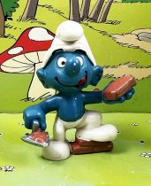 The Smurfs - Schleich - 20148 Bricklayer Smurf  (W. Berrie Co.)