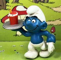 The Smurfs - Schleich - 20162 Waiter Smurf (red glass)