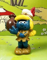 The Smurfs - Schleich - 20167 Indian Smurfette (W. Berrie Co.)