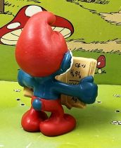 The Smurfs - Schleich - 20174 Papa Smurf with magical book (dark writing in)