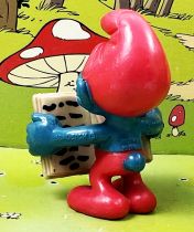 The Smurfs - Schleich - 20174 Papa Smurf with magical book (marked edge)