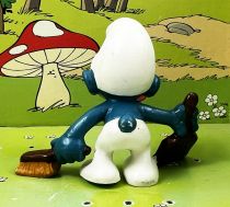 The Smurfs - Schleich - 20189 Smurf with shovel & small brush