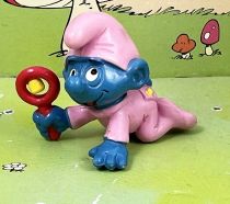 The Smurfs - Schleich - 20202 Pink crawling Baby Smurf