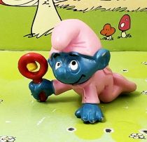 The Smurfs - Schleich - 20202 Pink crawling Baby Smurf