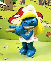 The Smurfs - Schleich - 20204 Smurfette with traverse flute