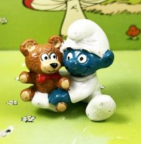 The Smurfs - Schleich - 20205 Baby Smurf with Teddy Bear