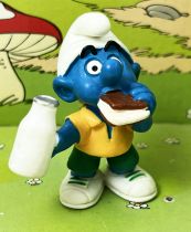 The Smurfs - Schleich - 20463 Smurf with tracing bread