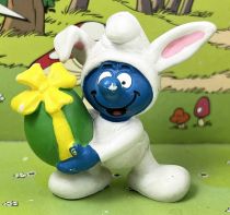 The Smurfs - Schleich - 20496 Easter bunny Smurf (Made in Portugal)