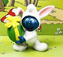 The Smurfs - Schleich - 20496 Easter bunny Smurf (Made in Portugal)