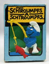 The Smurfs - Schleich - 40207 Fisherman Smurf  (w/box)