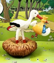 The Smurfs - Schleich - 40248 Stork with Baby Smurf