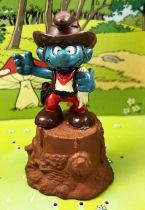 The Smurfs - Schleich - Cowboy Smurf (Large Pencil Sharpener)