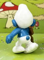 The Smurfs - Schleich - Smurf with crutch (Promotional Figure : Les Paralysés de France)