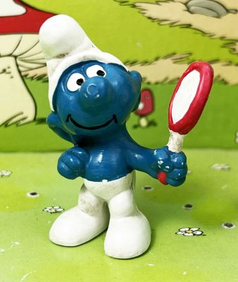 The Smurfs - Schleich / W.Berrie Co. - 20017 Smurf with mirror