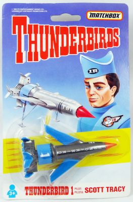 Thunderbirds - Matchbox - Complete Set of 10 Action Figures (Mint on Card )