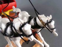 Timpo - Cow-Boys - Wild West Vehicles Series StageCoach 2 White Horses (ref 270)