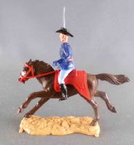 Timpo - Us cavalerie (Nordiste) 1ère série - Cavalier Officier Bras Droit Plié (Sabre) Cheval Brun Galop Long