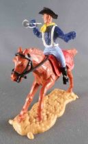 Timpo - Us cavalery (Federate) 1st séries - Mounted Bugler Brown Galloping (Long) Horse Sand Base