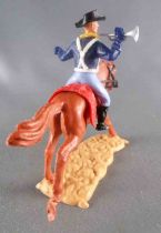 Timpo - Us cavalery (Federate) 1st séries - Mounted Bugler Brown Galloping (Long) Horse Sand Base